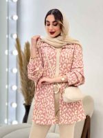 شومیز طرح دار ملودی کد 4825 - تصویر 2