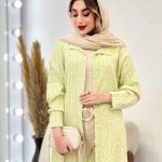 شومیز طرح دار ملودی کد 4825