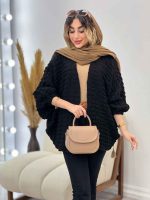 مانتو پانچ جلو باز کد 5143 - تصویر 3