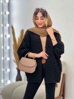 مانتو پانچ جلو باز کد 5143 - تصویر 2