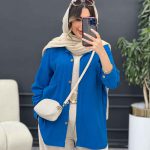 مانتو پایین هلال آفرینا کد 5189
