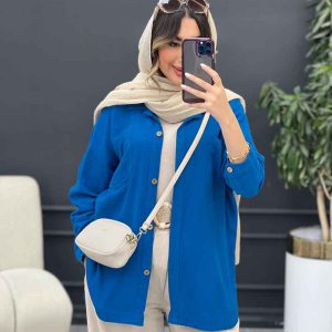 مانتو پایین هلال آفرینا کد 5189