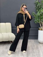 ست مانتو و شلوار فریال کد 5190 - تصویر 3