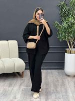 ست مانتو و شلوار فریال کد 5190 - تصویر 15