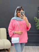 مانتو جلو بسته دو دکمه کد 5102 - تصویر 18