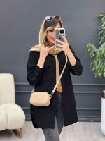 مانتو دو جیب پاکتی محنا کد 5076 - تصویر 6