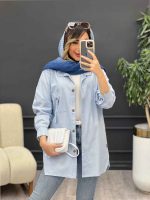مانتو جیب پرچ دار کد 5028 - تصویر 23