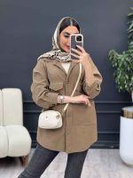 مانتو لینن چهار جیب کد 5093 - تصویر 11