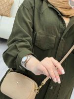 مانتو لینن چهار جیب کد 5093 - تصویر 14