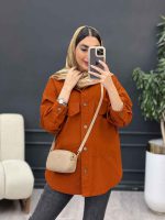 مانتو لینن چهار جیب کد 5093 - تصویر 18