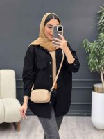 مانتو لینن چهار جیب کد 5093 - تصویر 7