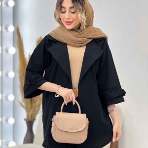 مانتو پشت دو پاگن دو جیب کد 5083