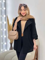 مانتو پشت دو پاگن دو جیب کد 5083 - تصویر 2