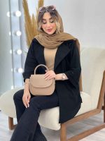 مانتو پشت دو پاگن دو جیب کد 5083 - تصویر 4