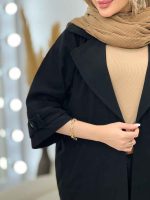 مانتو پشت دو پاگن دو جیب کد 5083 - تصویر 5