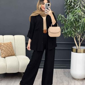 ست مانتو و شلوار طوبا کد 5108