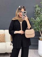 ست مانتو و شلوار طوبا کد 5108 - تصویر 5