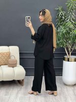 ست مانتو و شلوار طوبا کد 5108 - تصویر 6