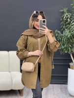 مانتو جین رنگی جیب پیله کد 5079 - تصویر 14