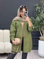مانتو جین رنگی جیب پیله کد 5079 - تصویر 12