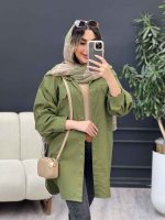 مانتو جین رنگی جیب پیله کد 5079 - تصویر 2