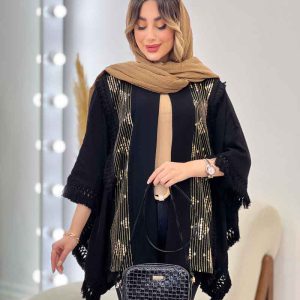 مانتو پانچ پولک دوزی کد 5122