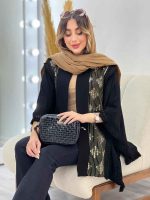 مانتو پانچ پولک دوزی کد 5122 - تصویر 6
