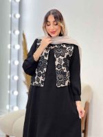 جلیقه و پیراهن خرجه کاری کد 5133 - تصویر 2