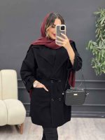 مانتو چهار دکمه صحرا کد 5130 - تصویر 2