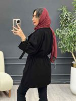 مانتو چهار دکمه صحرا کد 5130 - تصویر 5