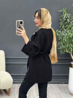 مانتو آستین پاکتی موژان کد 5131 - تصویر 4