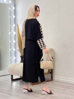 پیراهن دو تکه طرح دار کد 5134 - تصویر 6