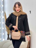 مانتو پولک دوزی پایین ریش کد 5135 - تصویر 12