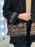 مانتو پولک دوزی پایین ریش کد 5135 - تصویر 15