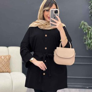مانتو آستین پاکتی موژان کد 5131
