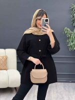 مانتو آستین پاکتی موژان کد 5131 - تصویر 5