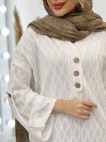 شومیز سه دکمه فریماه کد 5117 - تصویر 6