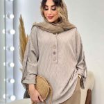 شومیز سه دکمه فریماه کد 5117
