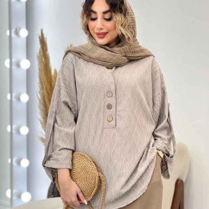 شومیز سه دکمه فریماه کد 5117