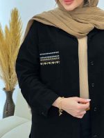 مانتو دو جیب گلدوزی مهوا کد 5166 - تصویر 5