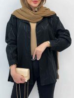 شومیز طرح دار وندا کد 5169 - تصویر 4