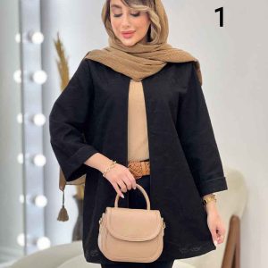 مانتو مغزی دوزی نسا کد 5165