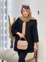 مانتو مغزی دوزی نسا کد 5165 - تصویر 3