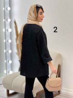 مانتو مغزی دوزی نسا کد 5165 - تصویر 6