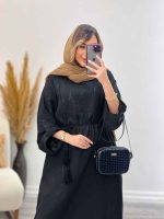 پیراهن بلند مغزی دوزی کد 5168 - تصویر 2