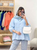 شومیز چین دار رستا کد 5164 - تصویر 19