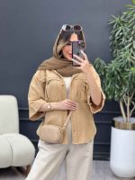 مانتو جیب پیله ریش دار کد 5175 - تصویر 16