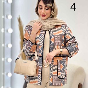 مانتو نوار دوزی برش دار کد 5150