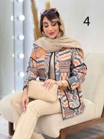 مانتو نوار دوزی برش دار کد 5150 - تصویر 8