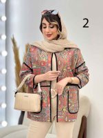 مانتو نوار دوزی برش دار کد 5150 - تصویر 12